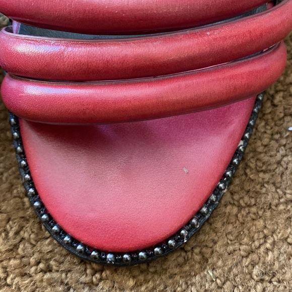 Women's Coach Burgundy Heels Size: 7B - Picture 10 of 13